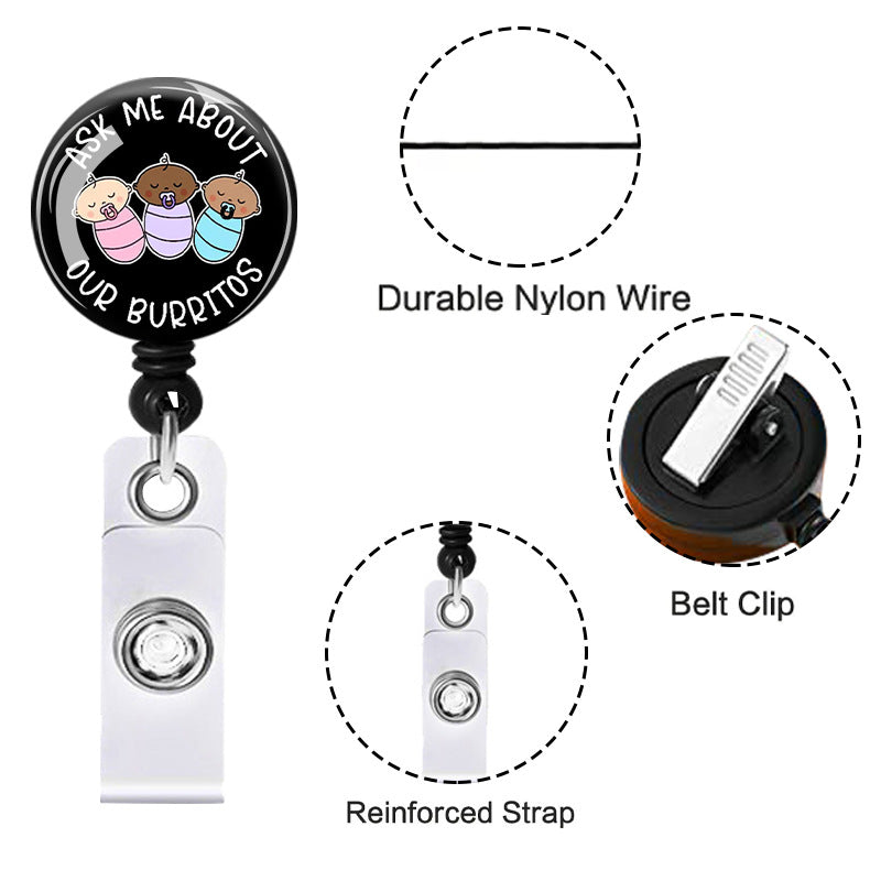 Badge Reel Badgereel   Nurse And Doctor  B 05