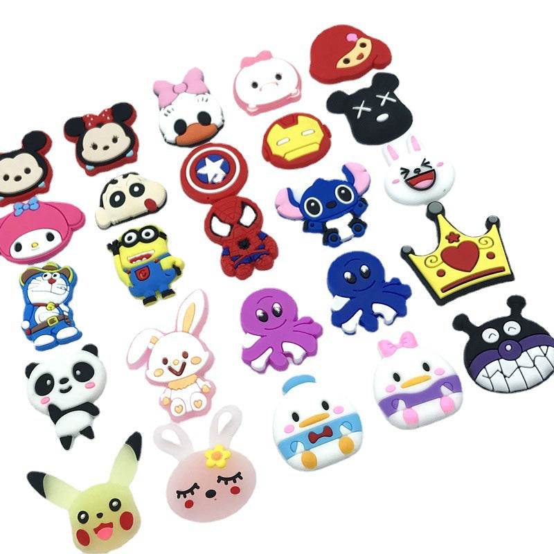 CF 87 Crocs Croc Charms Cartoon Animal Hero Decoration Silicon