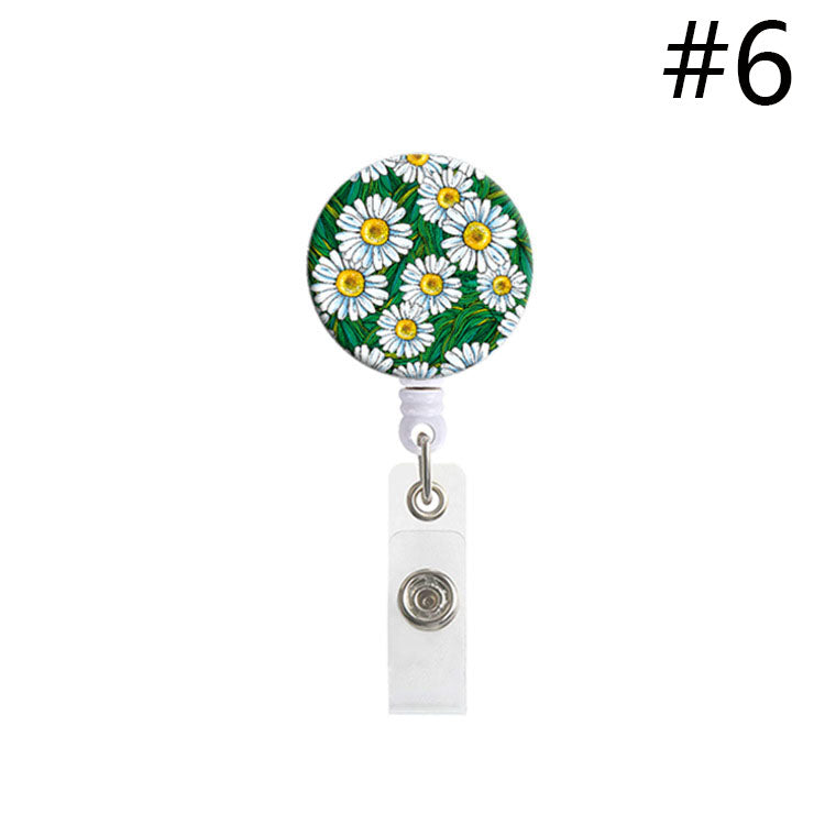 Badge Reel Badgereel   Flower  B 06