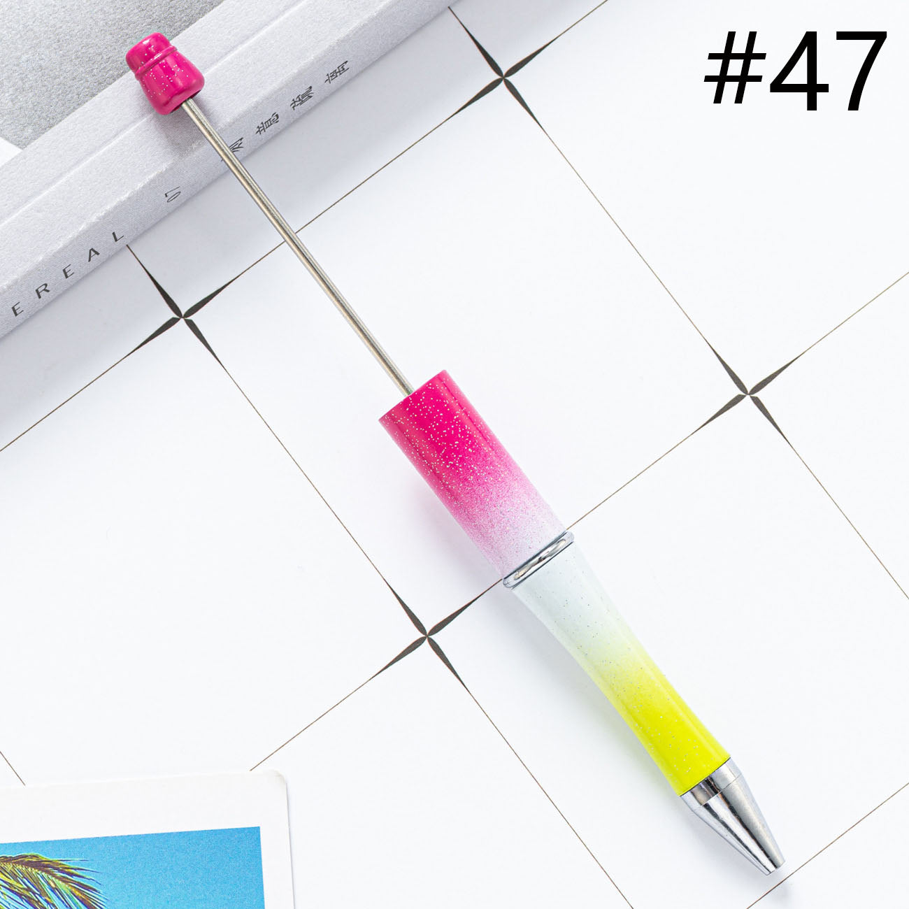 Beadable Pens Beaded Pens For DIY  Ombre Color Change color
