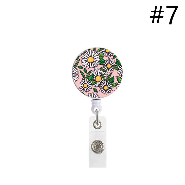 Badge Reel Badgereel   Flower  B 06