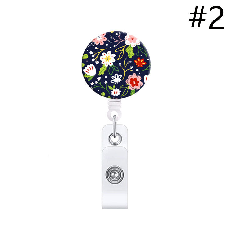 Badge Reel Badgereel   Flower  B 06