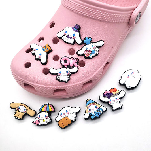 CF 11  Crocs Croc Charms Dog Cinnamoroll  Decoration Silicon Beads