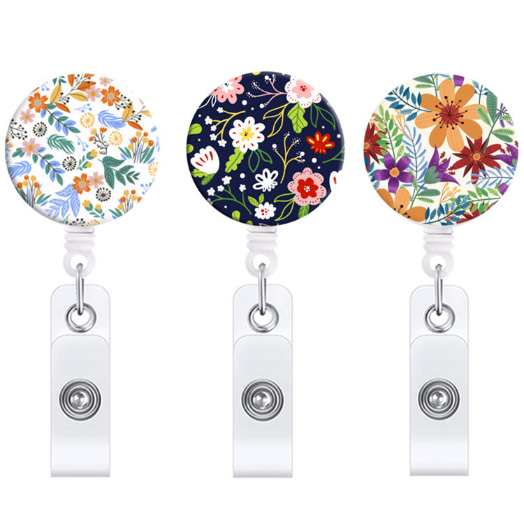 Badge Reel Badgereel   Flower  B 06